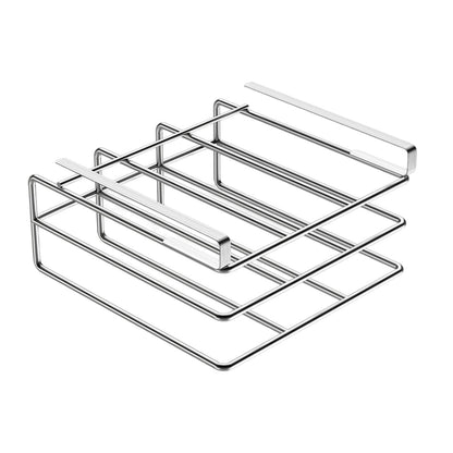 Générique Chopping Board Organizer – Edelstahl | Chopping board organizer with stainless steel design, Multifunctional Rack with hooks for kitchen storage
