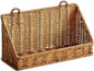 Woven Rattan Wall Storage Baskets | Adhesive Hook Hanging Shelves For Bathroom/Kitchen Organization Für Aufbewahrung(S)