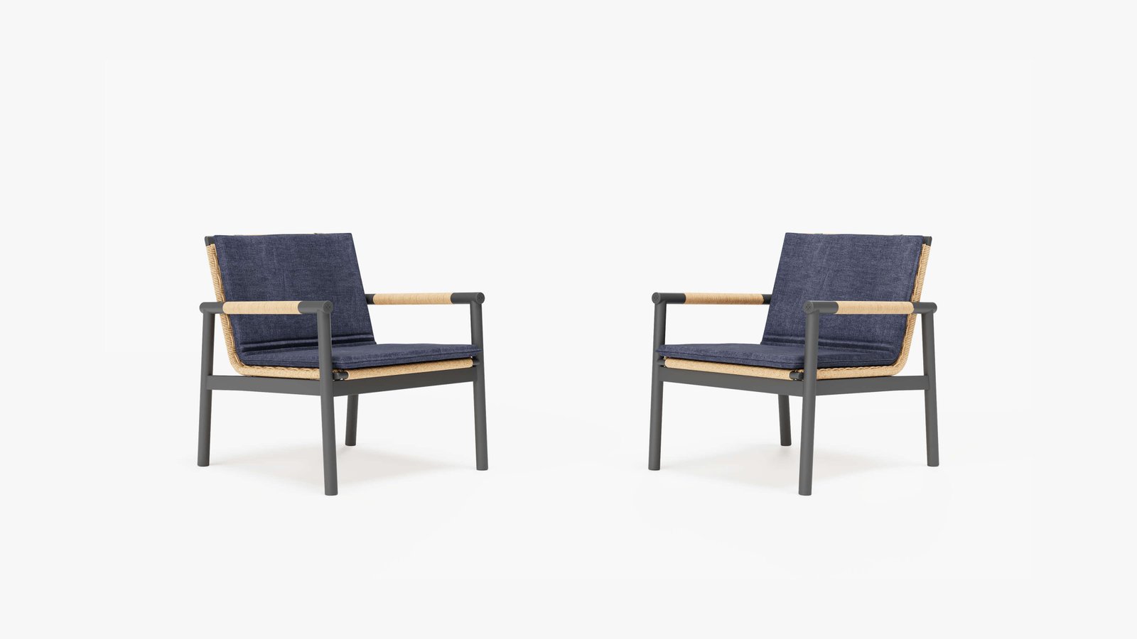 Cushions for Flex Conversation Set #color_deep sea navy