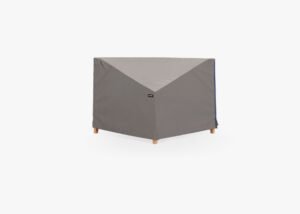 Cover for Teak Sectional Chair - Right, front. Custom fit weather protection for your Outer outdoor furniture. #title_default title