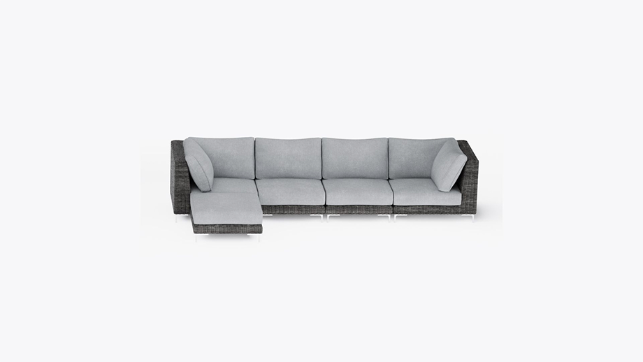 Black Wicker Multifunctional Outdoor Ottoman - Image 11