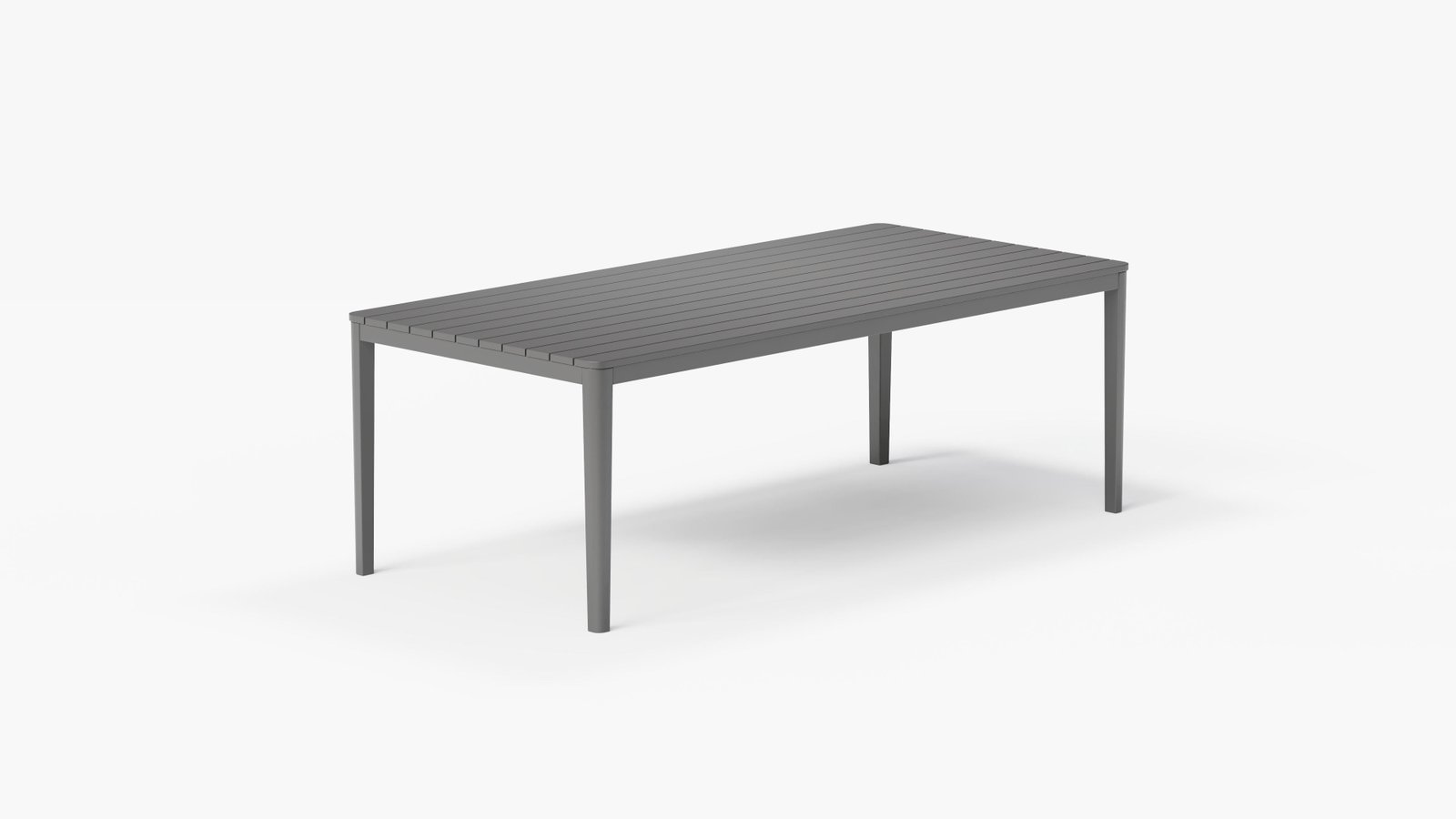 Aluminum Outdoor Rectangular Dining Table