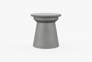 Concrete Outdoor Side Table - Classic #table color_gray