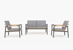 Cushions for Flex Loveseat and Conversation Set #color_pacific fog gray