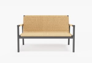 Wicker + Aluminum Flex Loveseat