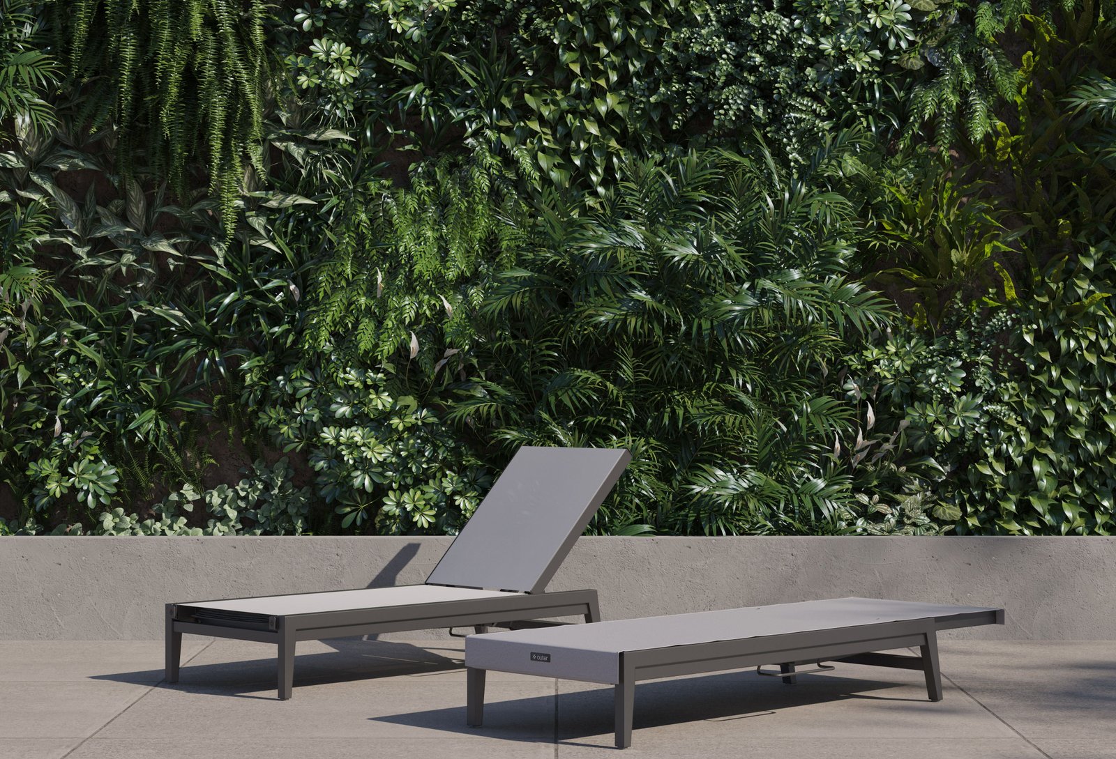 Aluminum Outdoor Infinity Chaise Lounge - Image 5