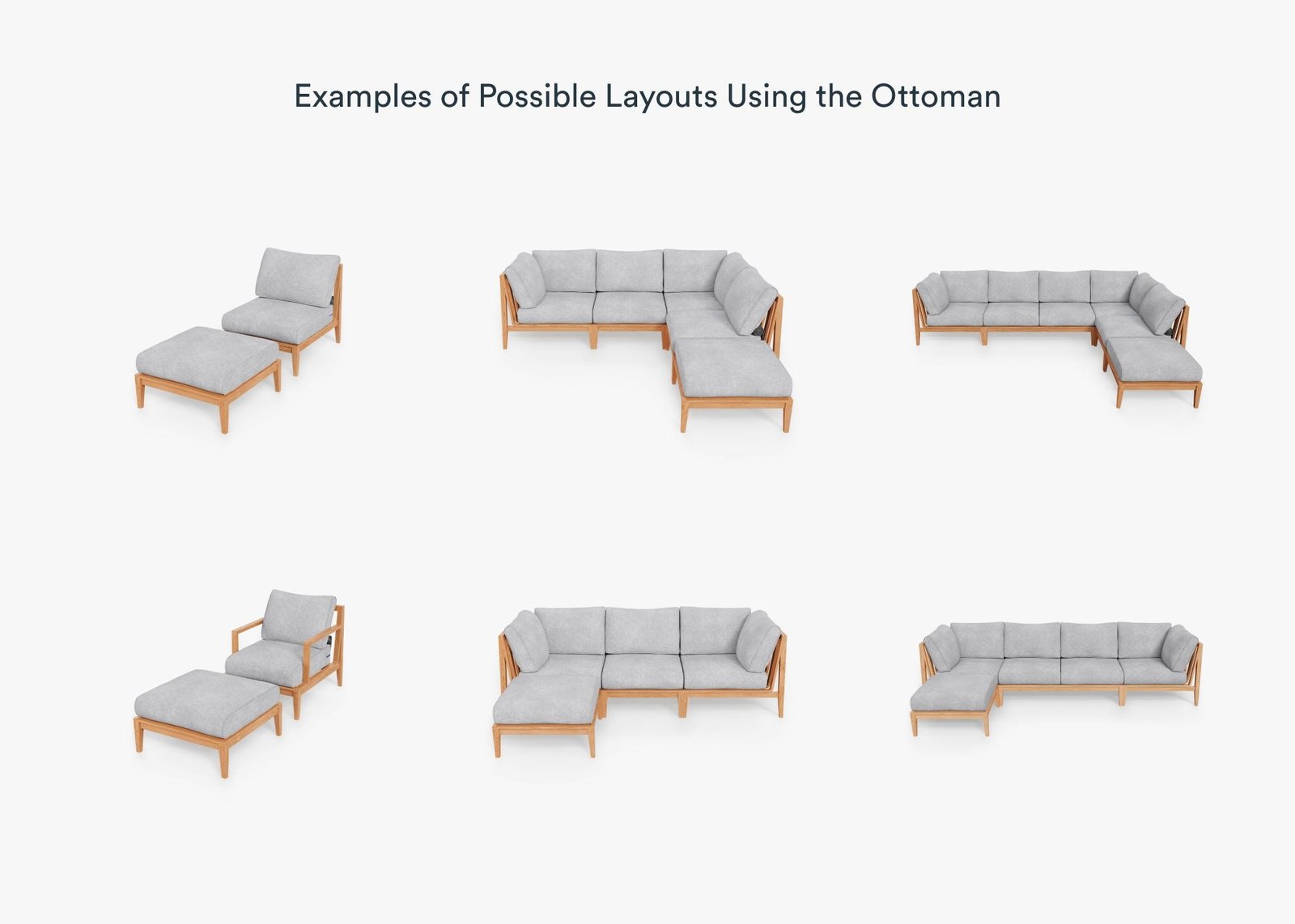 Teak Outdoor Ottoman (Experience Outer) - Image 13