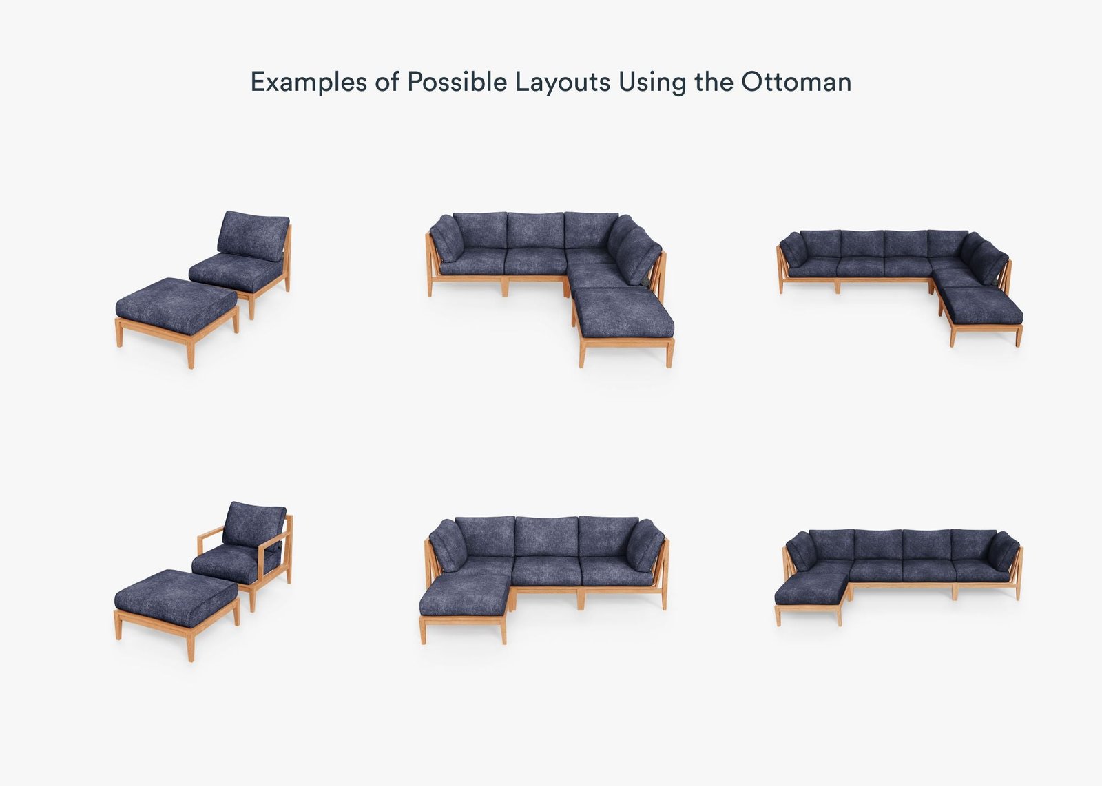 Teak Outdoor Ottoman (Experience Outer) - Image 15