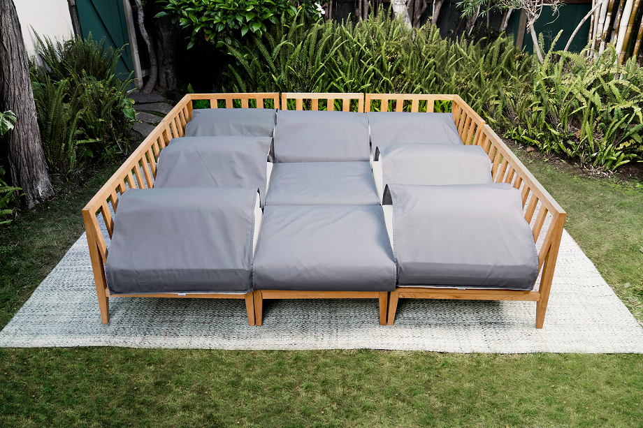 Teak Outdoor Modular Daybed - Image 2