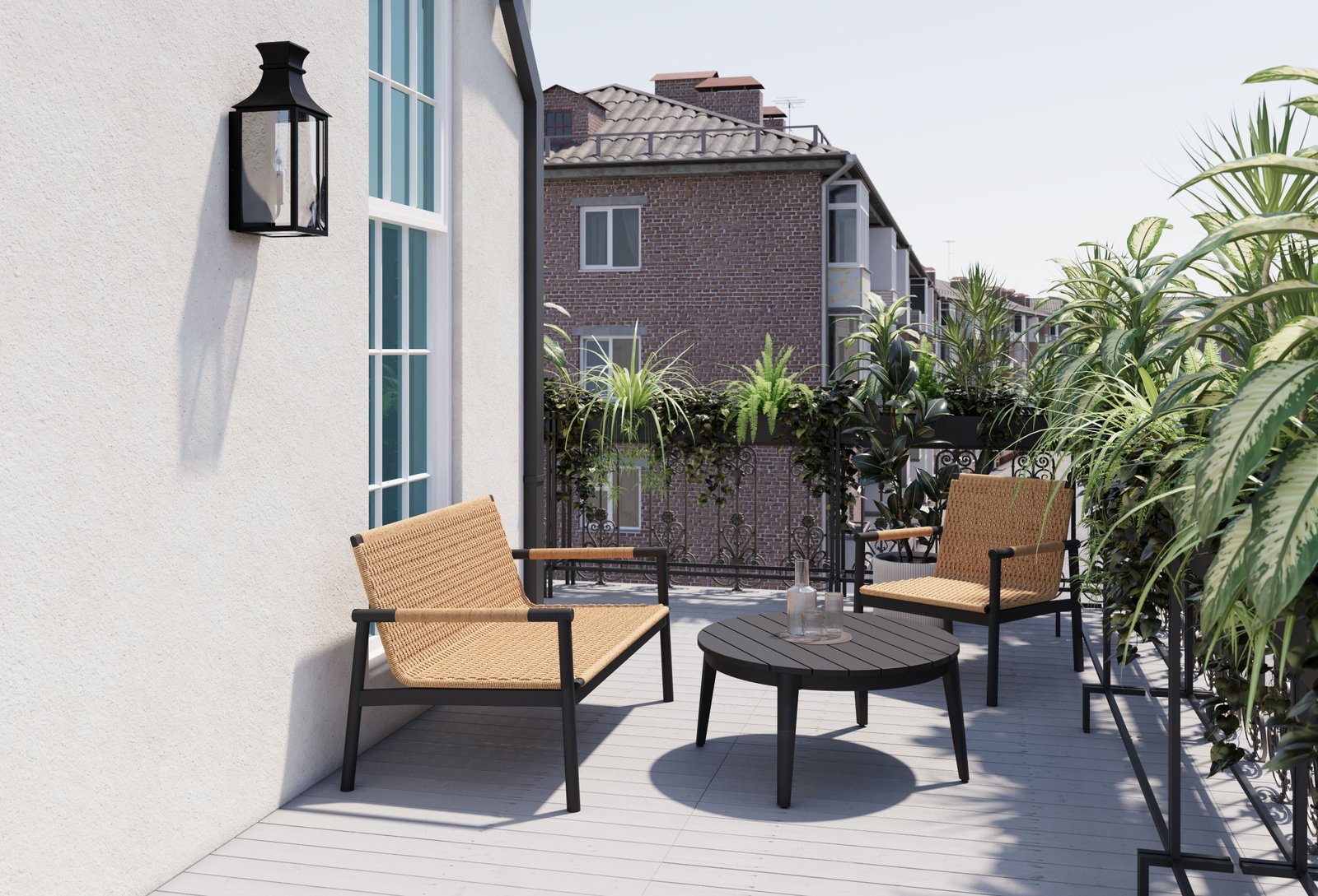 Wicker + Aluminum Flex Loveseat - Image 3