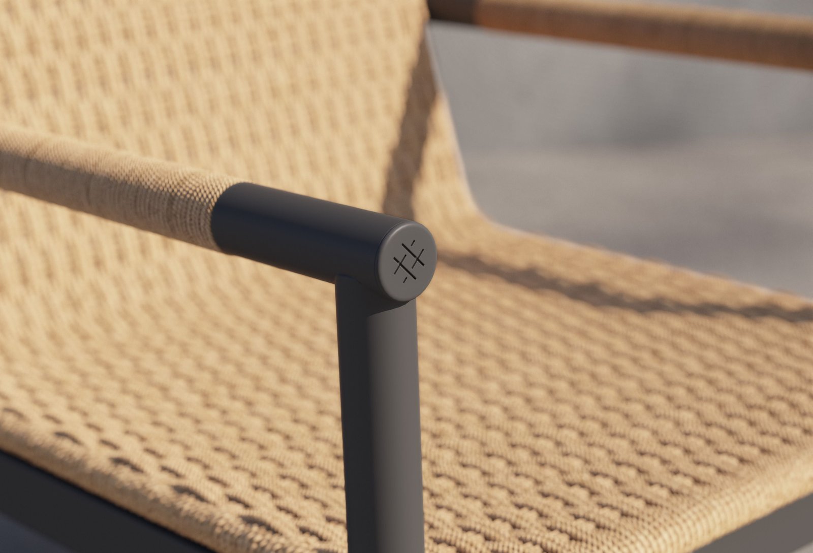 Wicker + Aluminum Flex Loveseat - Image 6