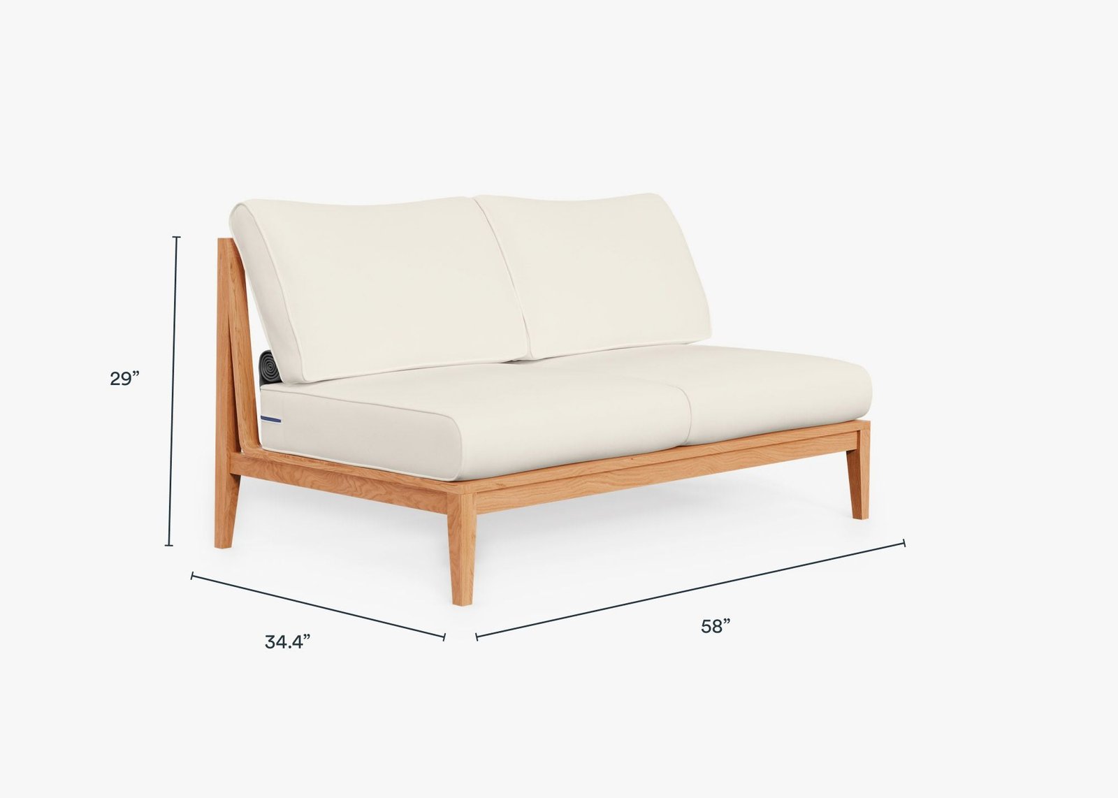 Teak Outdoor Modular Daybed - Image 17
