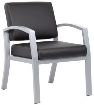 Boss Conrad Antimicrobial Vinyl Waiting Room Chair [BR8111S-AM-BK]
