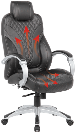 Boss Executive Heated Office Chair [R8873H-BK]