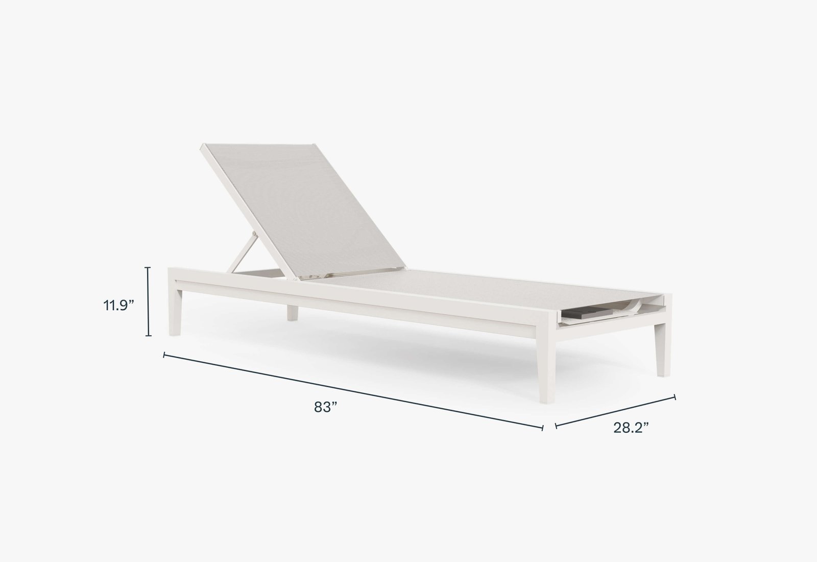 Aluminum Outdoor Core Chaise Lounge, Set of 2 - Image 16