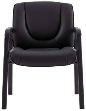 Harwick Top Grain, Genuine Leather Waiting Room Chair - Four Legged [820L]