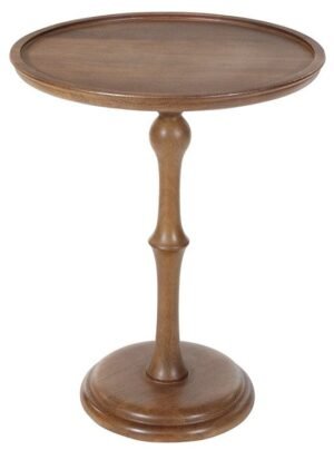 Office Star OSP Designs Wood Side Accent Table [GCST-WMD] Office Star Natural Wood Grain Accent Table GCST-MWD