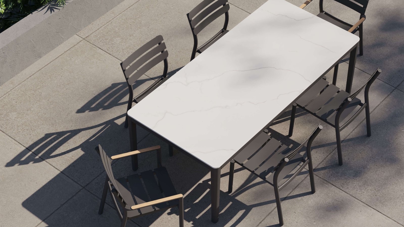 OuterStone Outdoor Dining Table + 2 595 Armchairs + 4 595 Armless Chairs - Image 4