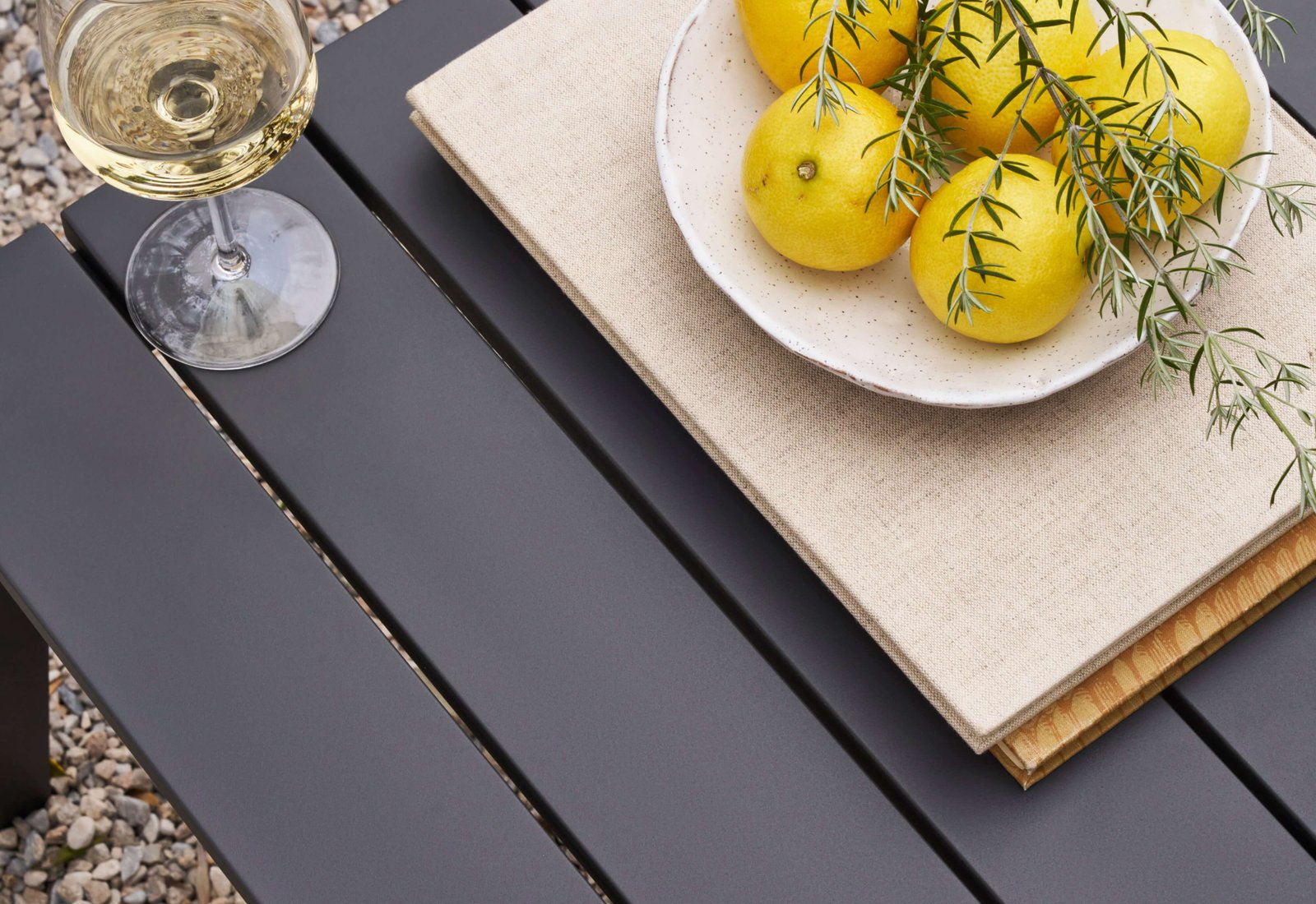 Aluminum Outdoor Coffee Table - Rectangular - Image 5