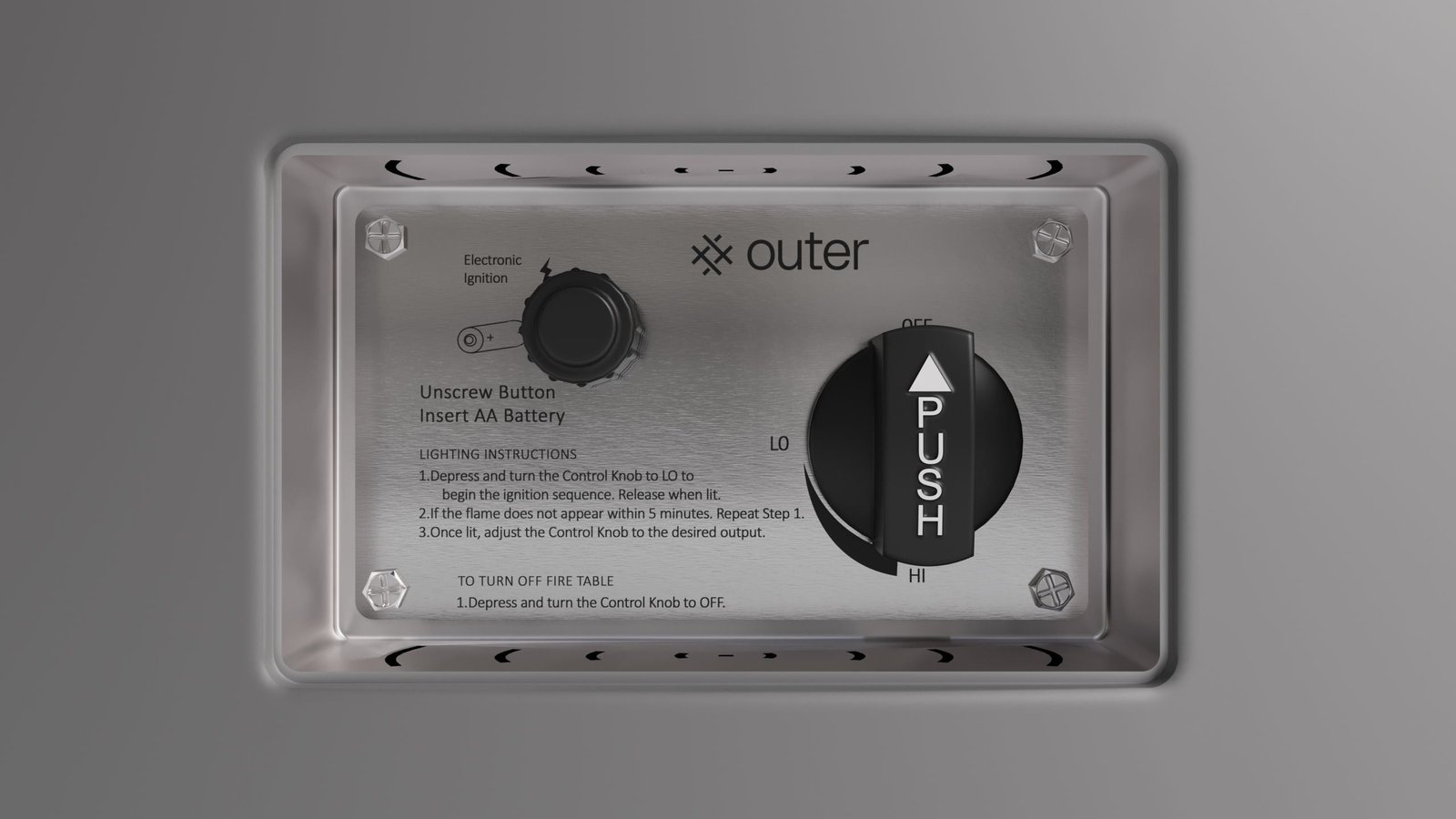 Concrete Fire Pit Table Cooking Set - Round - Image 8