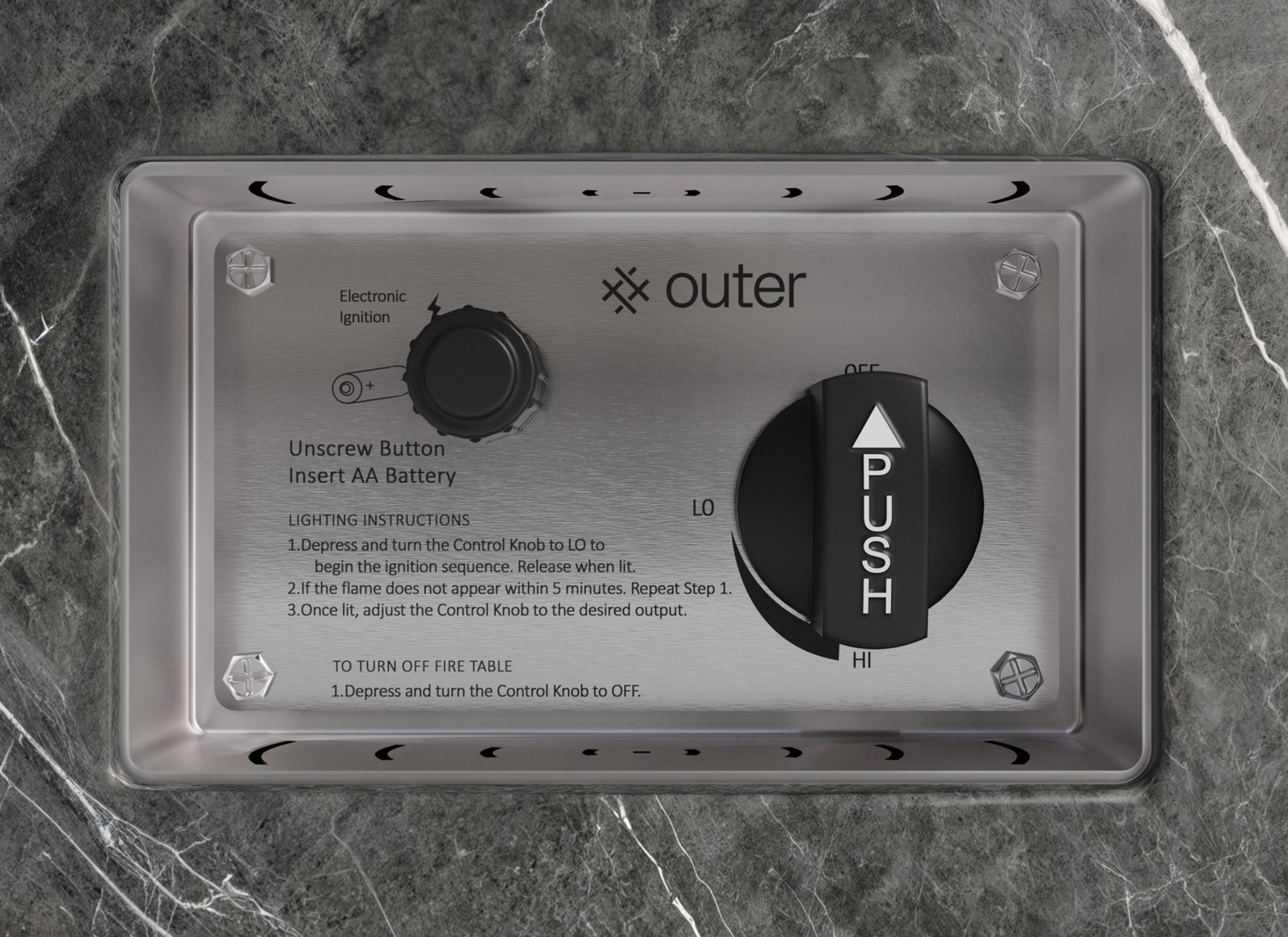 OuterStone Fire Pit Cooking Set - Rectangular - Image 8