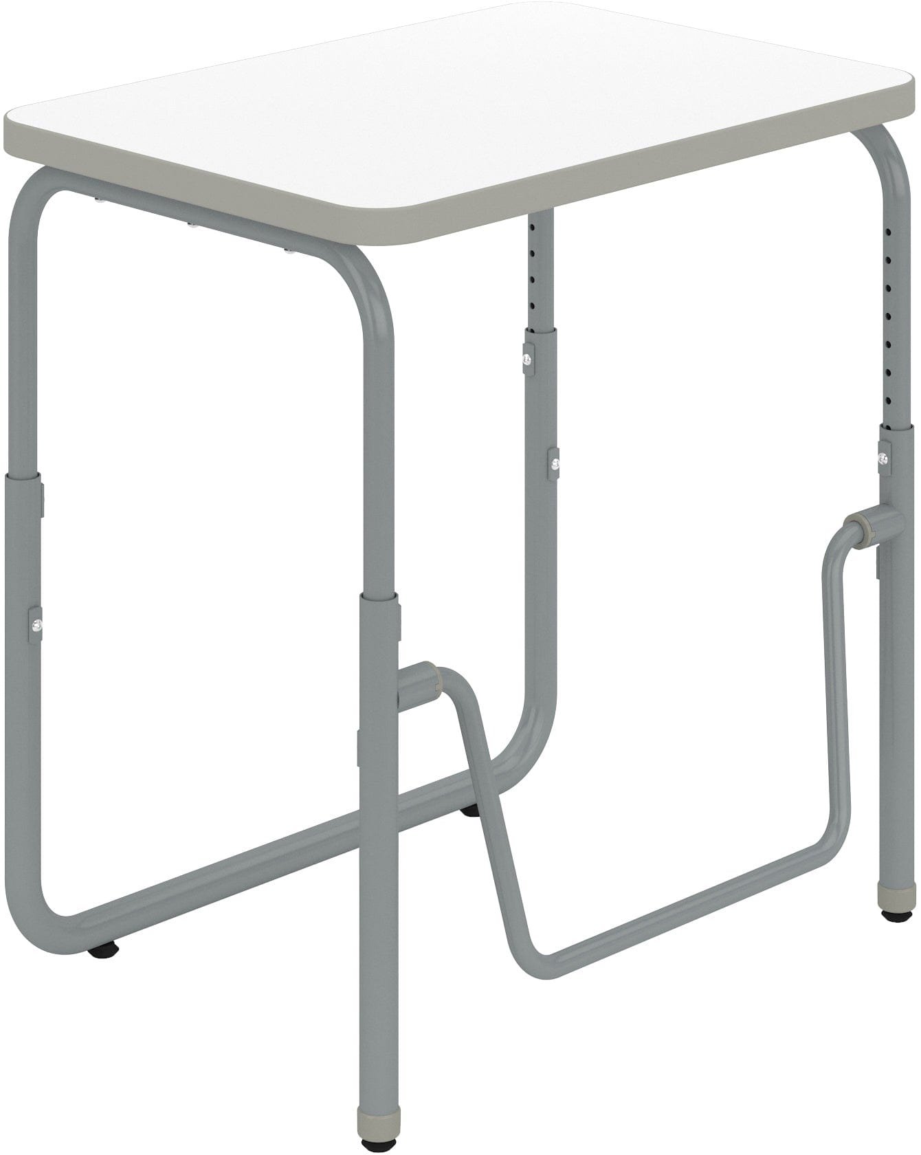 Safco AlphaBetter® 2.0 Height – Adjustable Student Desk with Pendulum Bar 22”-30” Safco DryErase 1221DE