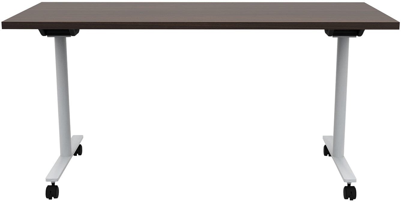 Safco JURNI Flip Table with Casters Safco Columbian Walnut JN6024NFLPCACLWN