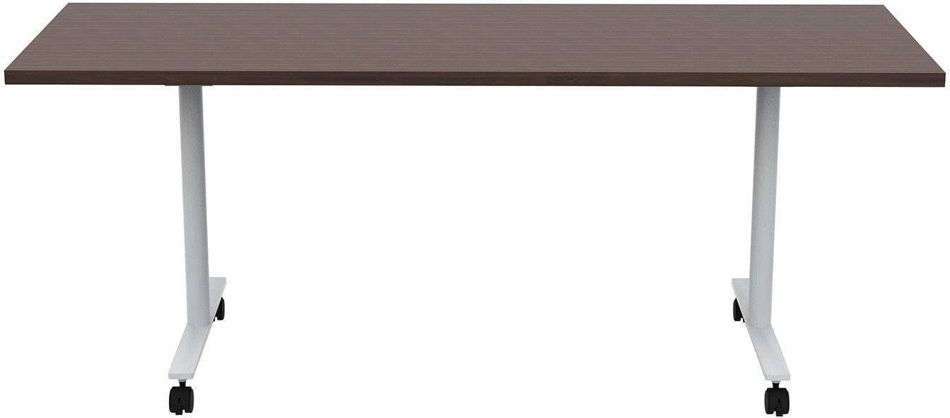 Safco JURNI Flip Table with Casters Safco Columbian Walnut JN7224NFLPCACLWN
