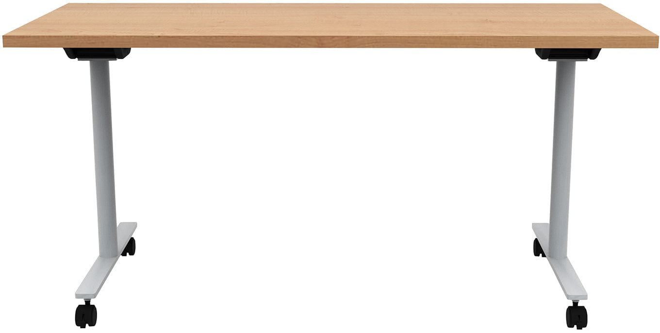 Safco JURNI Flip Table with Casters Safco Fusion Maple JN6024NFLPCAFUMP