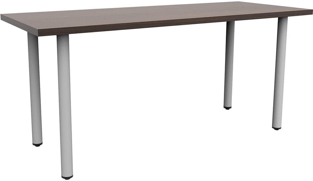 Safco JURNI Multi-Purpose Table with Post Leg and Glides Safco Columbian Walnut JN6024NFXPGLCLWN