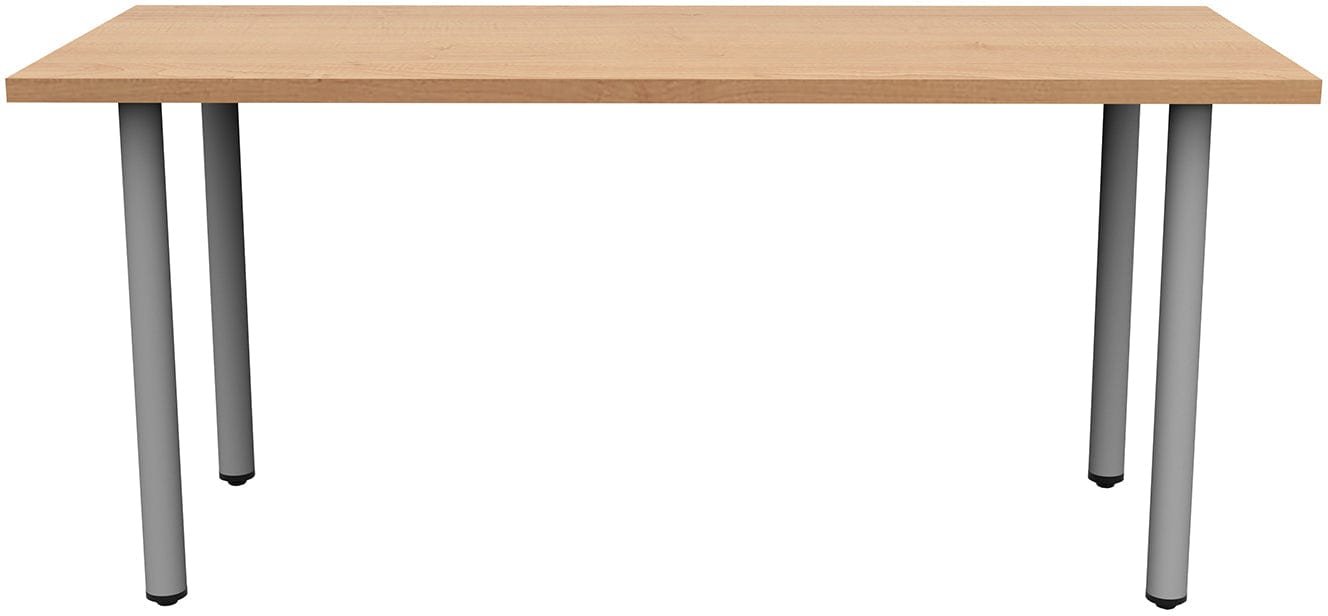 Safco JURNI Multi-Purpose Table with Post Leg and Glides Safco Fusion Maple JN6024NFXPGLFUMP