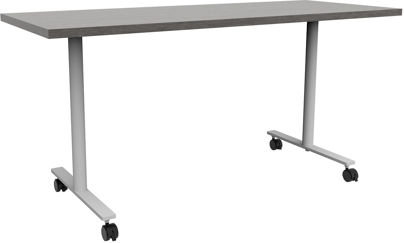 Safco JURNI Multi-Purpose Table with T-Leg and Casters Safco AsianNight JN6024NFXTCAASNT