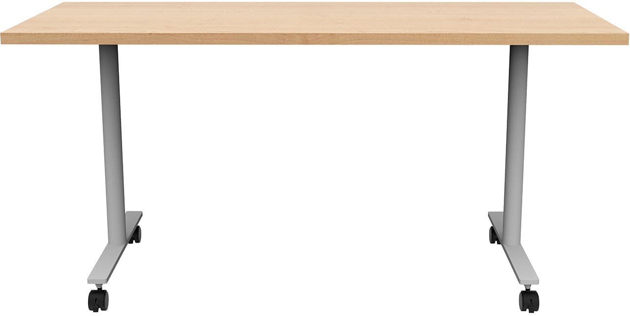 Safco JURNI Multi-Purpose Table with T-Leg and Casters Safco Fusion Maple JN6024NFXTCAFUMP