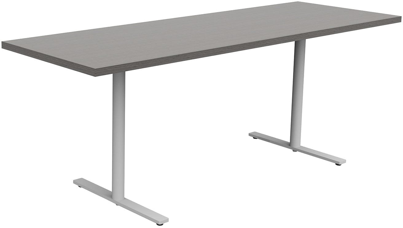 Safco JURNI Multi-Purpose Table with T-Leg and Glides Safco AsianNight JN7224NFXTGLASNT