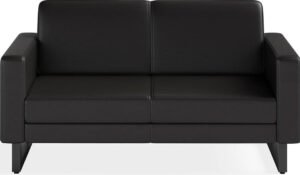Safco Mirella Lounge Settee Safco Black 1731MRL2BLKBL