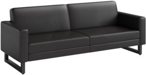 Safco Mirella Lounge Sofa Safco Black 1730MRL2BLKBL