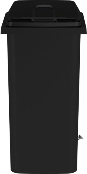 Safco Plastic Step-On Receptacle, 32 Gallon Safco Black 9926BL