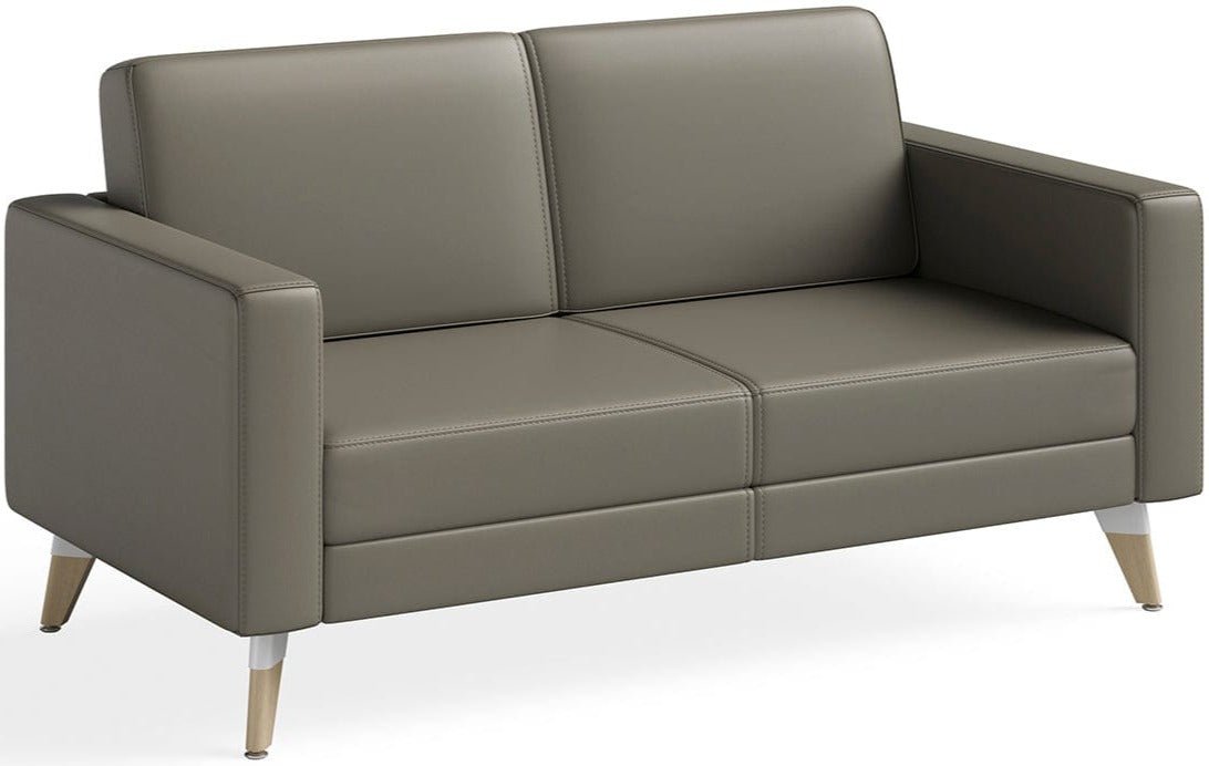 Safco Resi Lounge Settee Safco Gray 1731RESFEET4PKGR