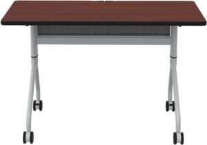 Safco Rumba 48x24 Flip Nesting Table Safco Biltmore Cherry RBA4824FLSLBMCH
