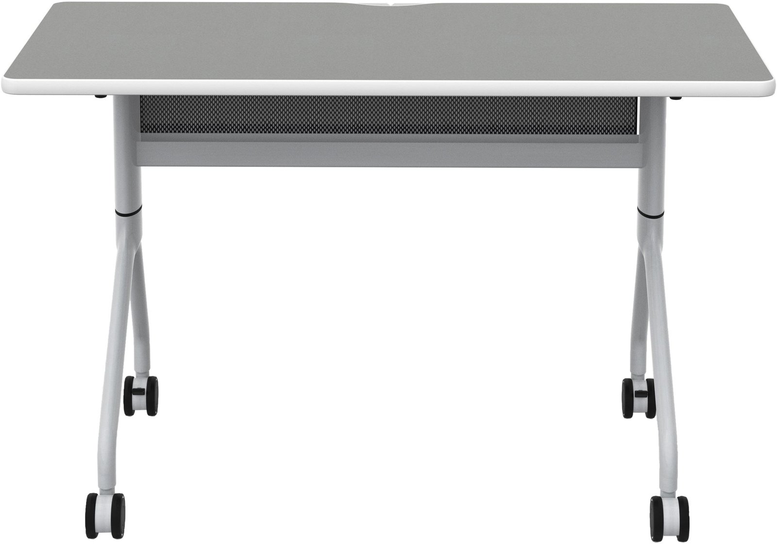 Safco Rumba 48x24 Flip Nesting Table Safco Fashion Gray RBA4824FLSLFNGY
