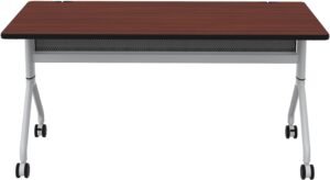 Safco Rumba 60x30 Flip Nesting Table Safco Biltmore Cherry RBA6030FLSLBMCH