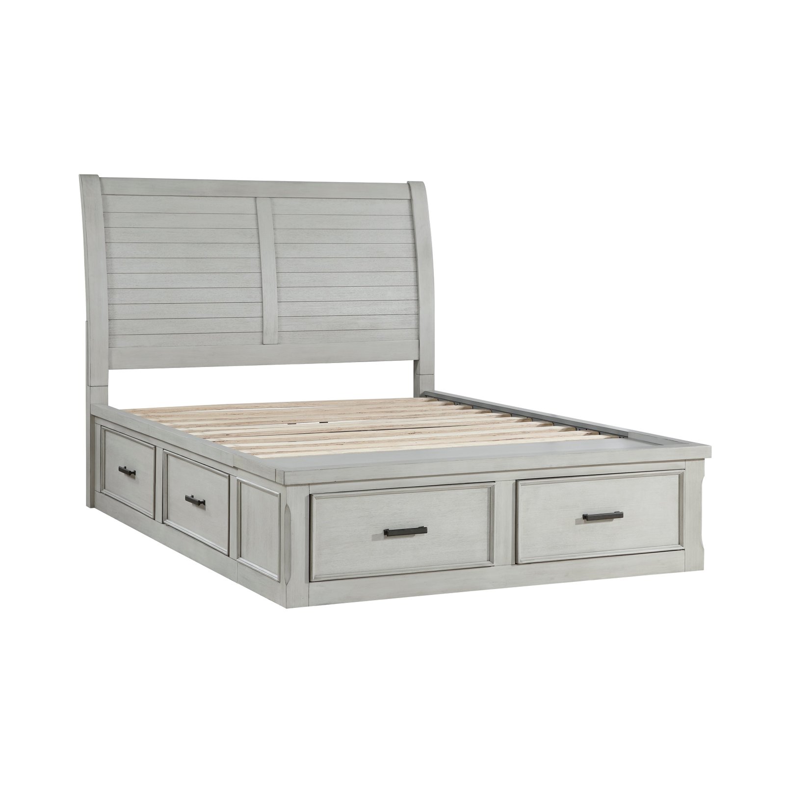 Willowbrook Platform Bed With Storage Footboard And Side Rails - Image 4