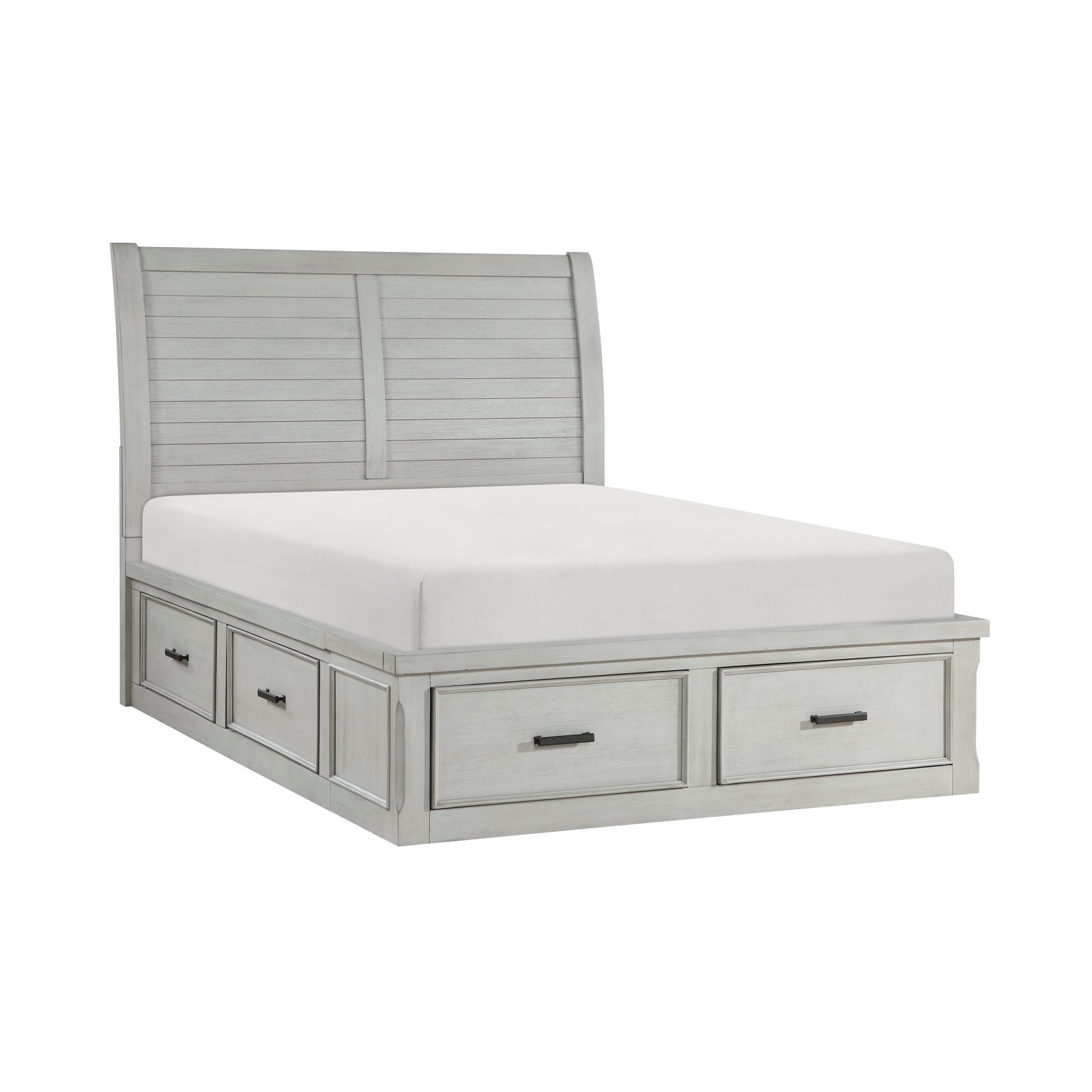 Willowbrook Platform Bed With Storage Footboard And Side Rails - Image 3