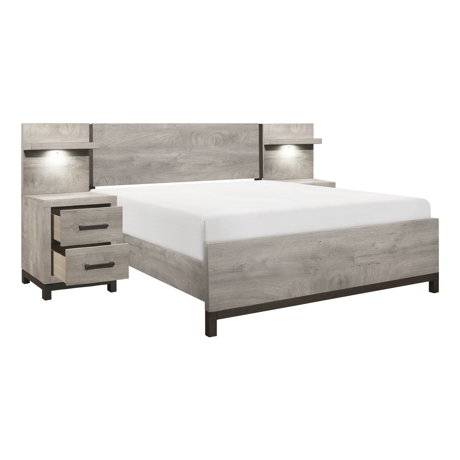 Zephyr 5pc Set Wall Bed (ckb+2ns+2ns-p) - Image 3