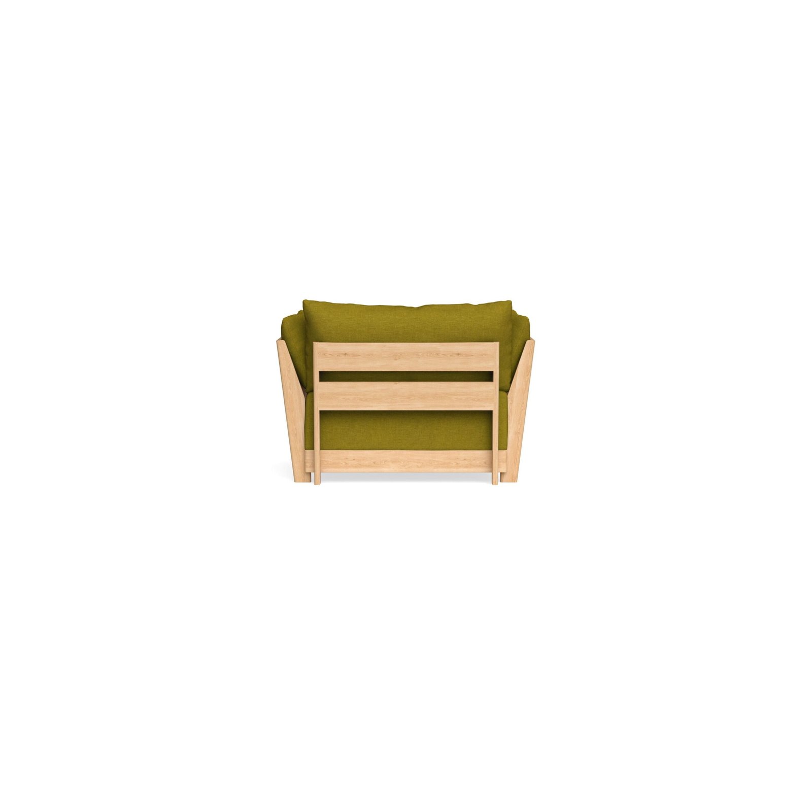 Modular Bondi Latte Armchair in Olive Green | Classic Blend - Image 8
