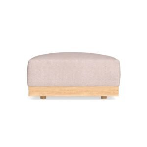 Modular Bondi Latte Ottoman in Blush | Classic Blend