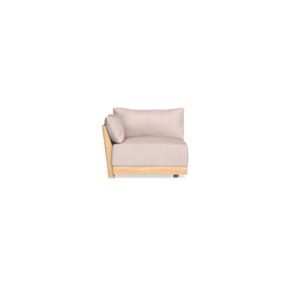 Modular Bondi Latte End Chair in Blush | Memory Foam Blend