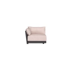 Modular Bondi Black End Chair in Blush | Classic Blend