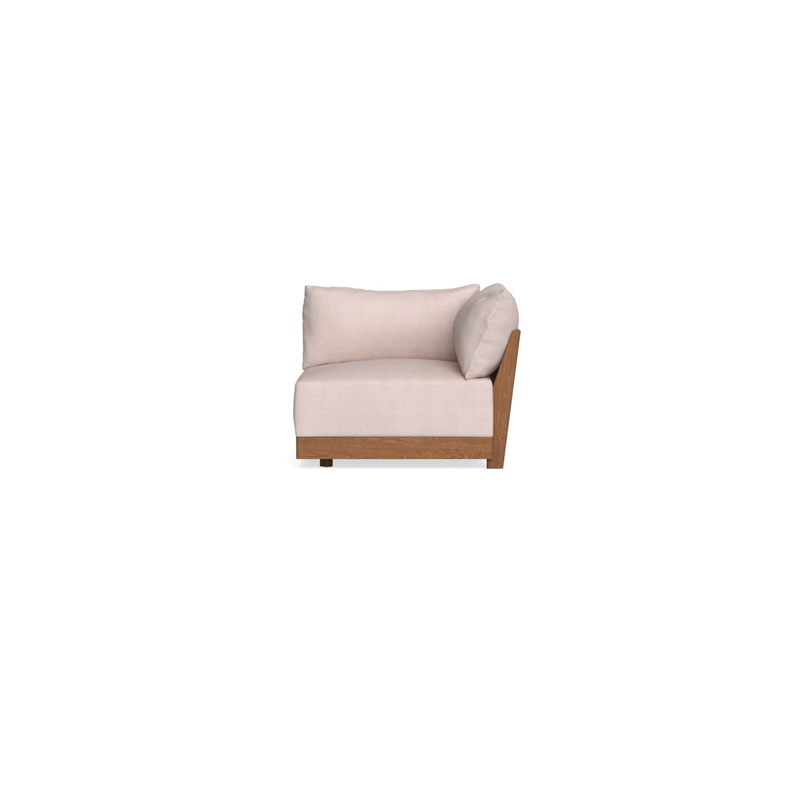 Modular Bondi Espresso Corner Chair in Blush | Classic Blend - Image 2