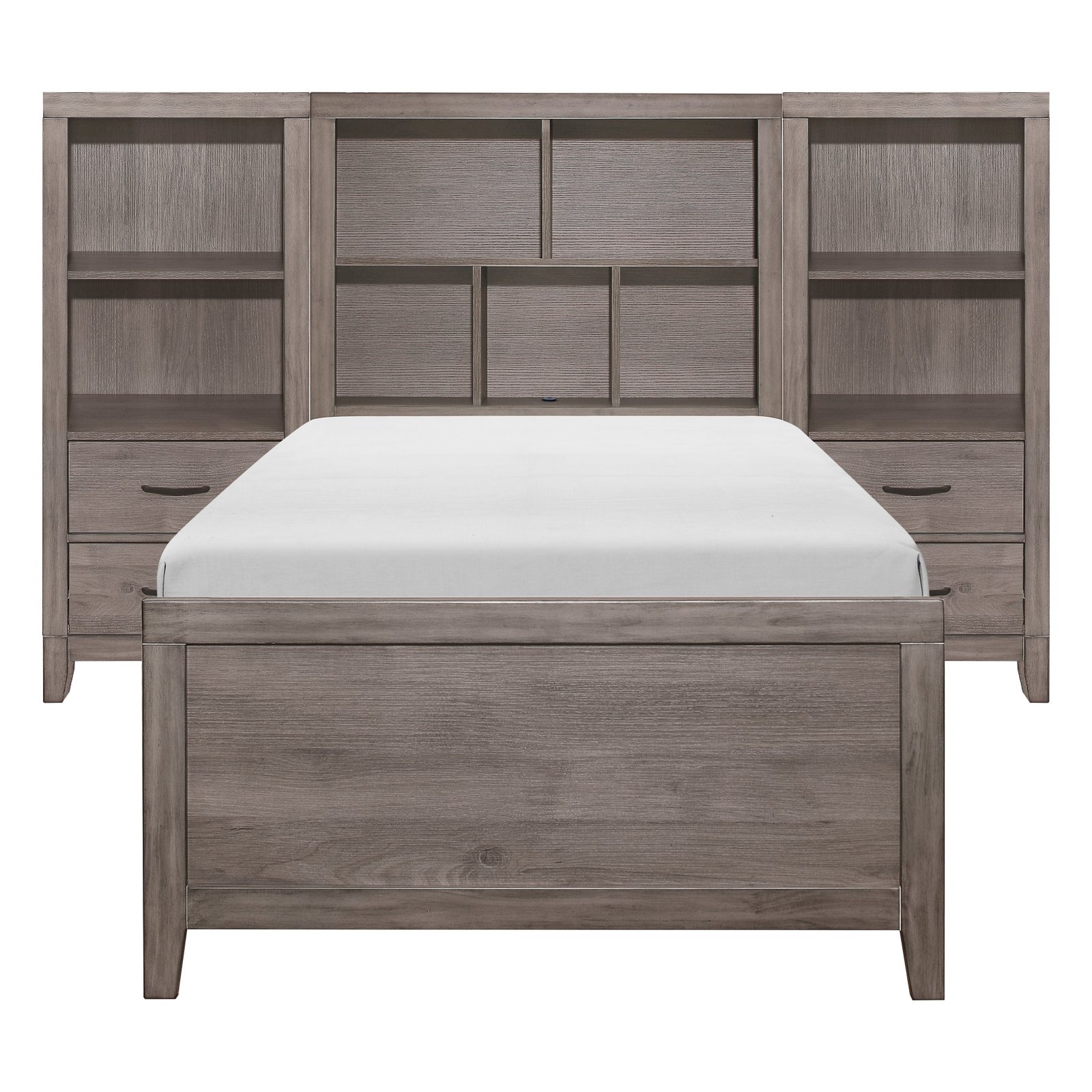Woodrow-3pc Set Twin Wall Bed (TB+2PNS) image